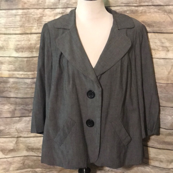 Lane Bryant Jackets & Blazers - Lane Bryant gray blazer